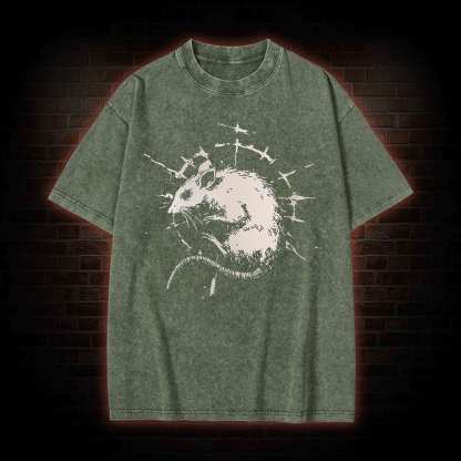 Punk Rat Washed T-shirt
