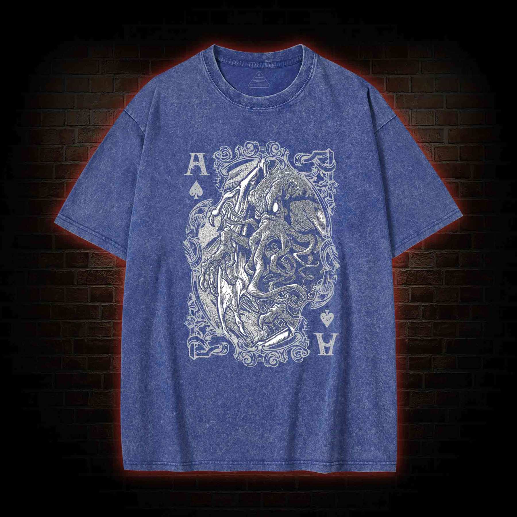 Cthulhu Mythos Cards Washed T-shirt