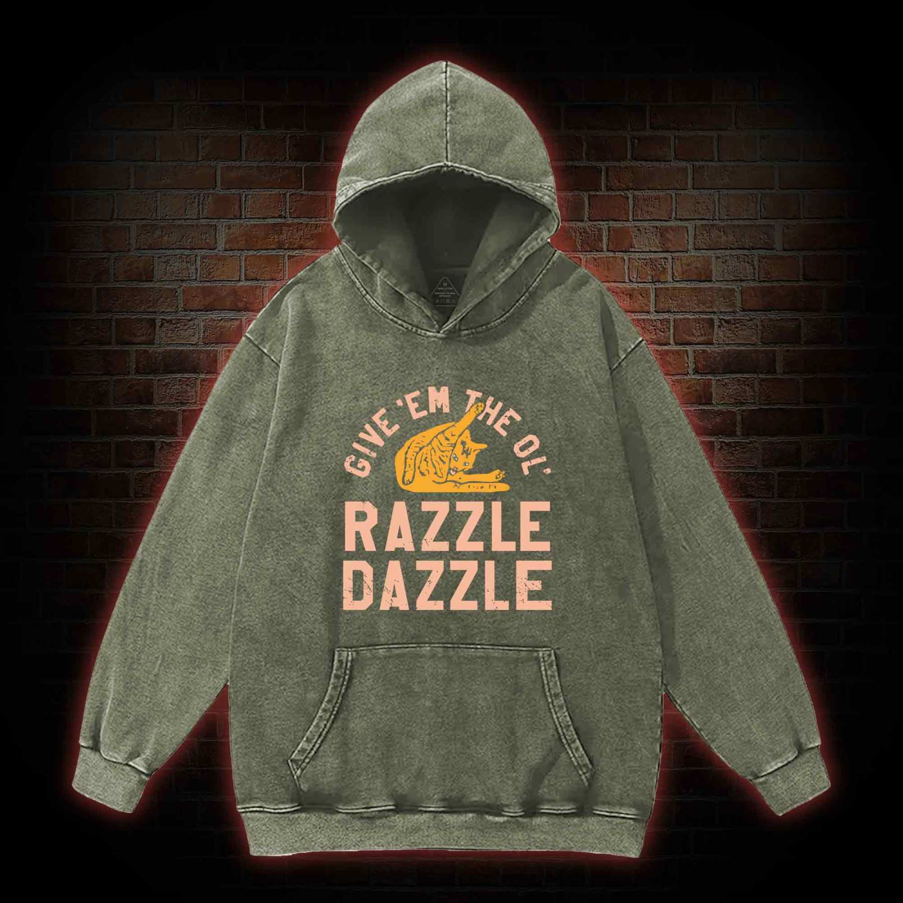 Razzle Dazzle Washed Hoodie