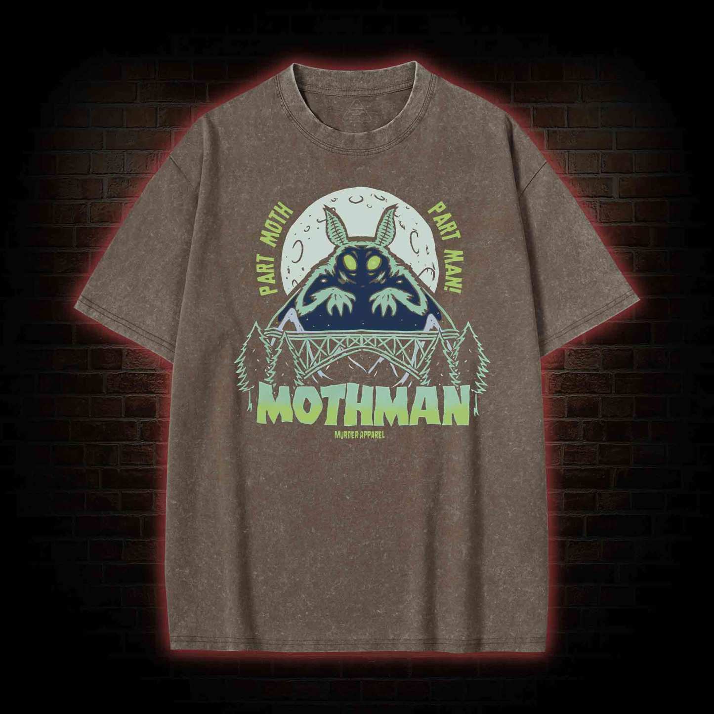 Part Moth Mothman Washed T-shirt
