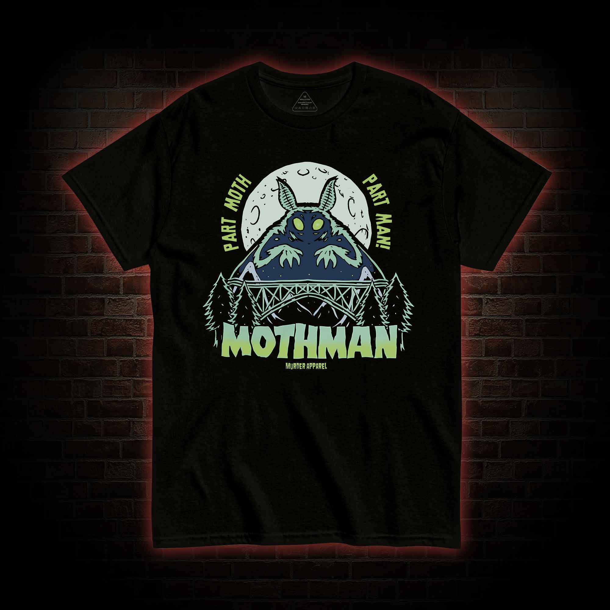 Part Moth Mothman T-shirt