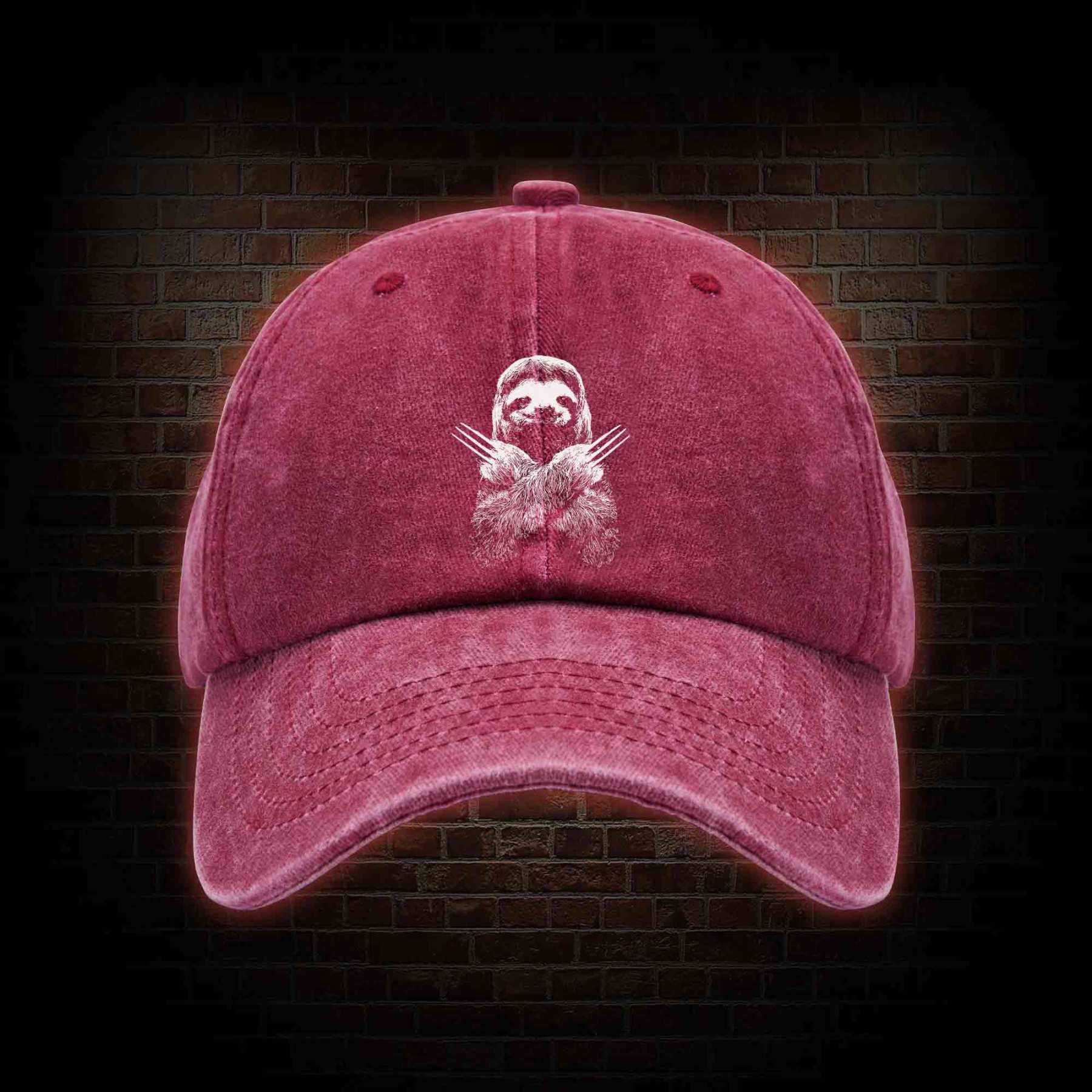 Slotherine Washed Vintage Baseball Cap