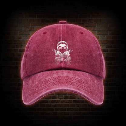 Slotherine Washed Vintage Baseball Cap