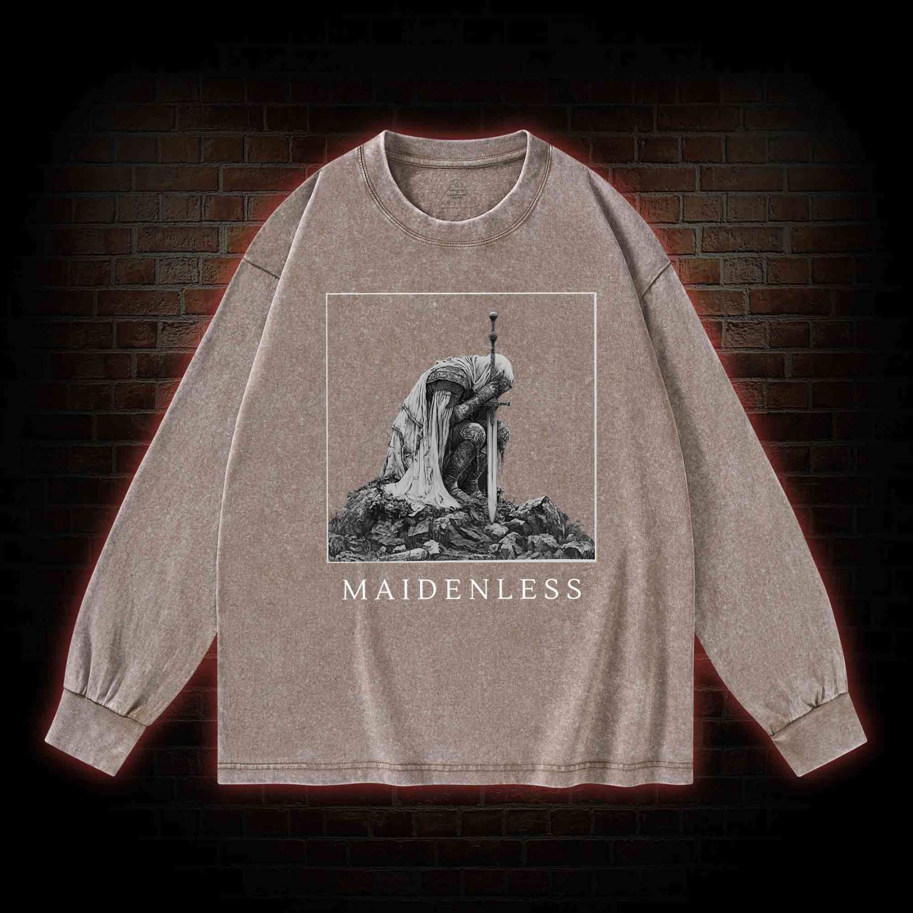 Maidenless Washed Long-Sleeve T-shirt
