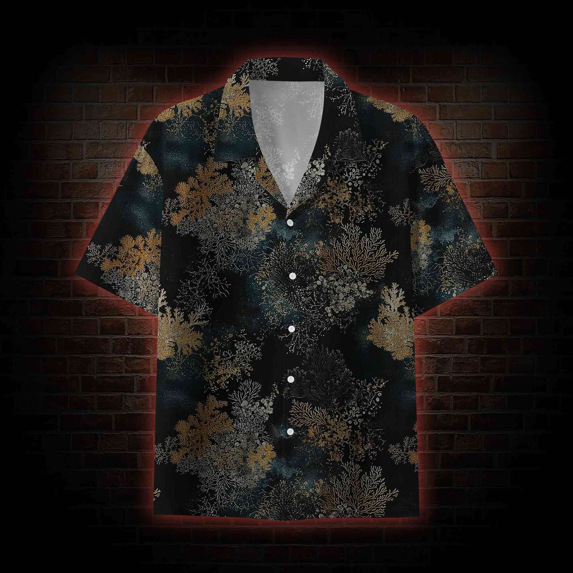 Overlooking the Dark Forest Hawaiian Shirt