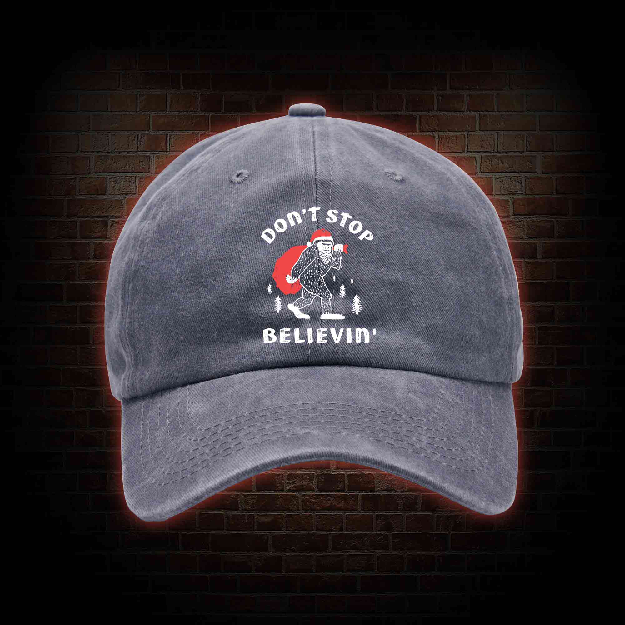 Don't Stop Believin' Washed Vintage Baseball Cap