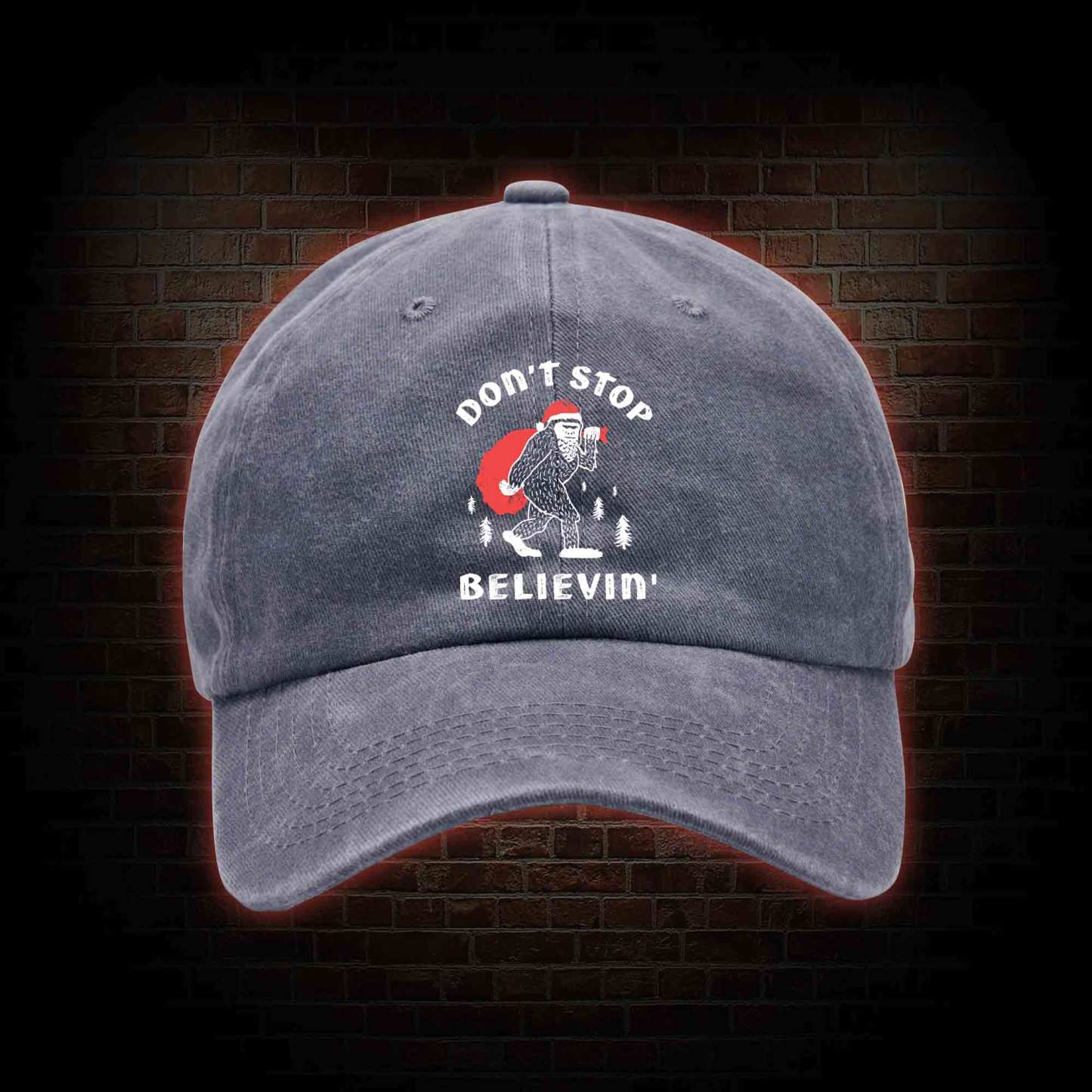 Don't Stop Believin' Washed Vintage Baseball Cap