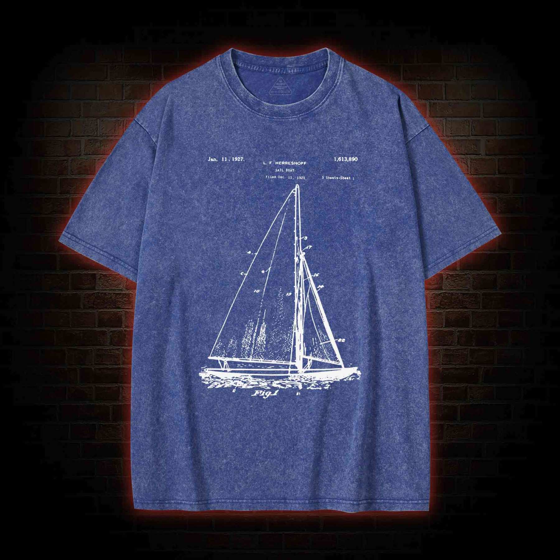 Sailboat Washed T-Shirt