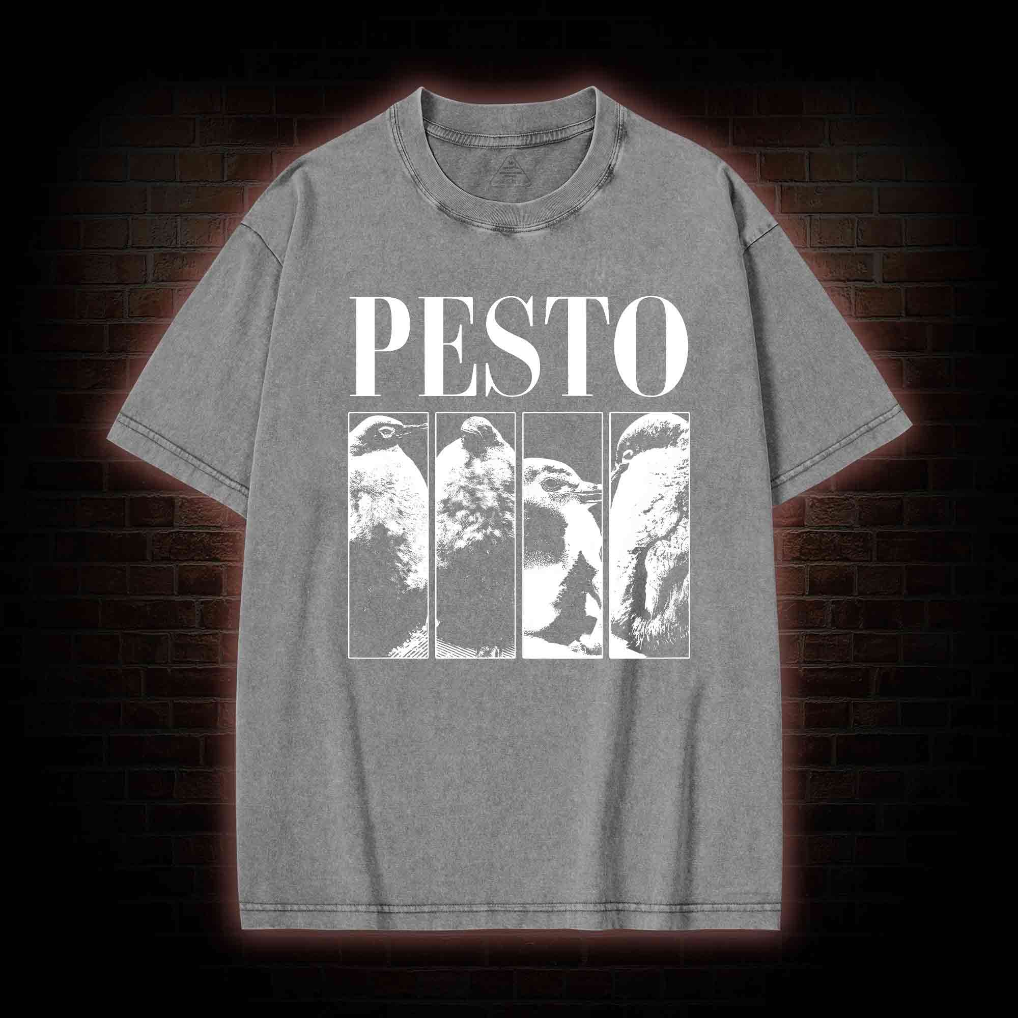 Pesto Penguin Washed T-shirt