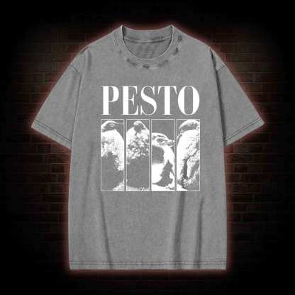 Pesto Penguin Washed T-shirt