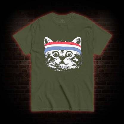 Cat Headband T-shirt 