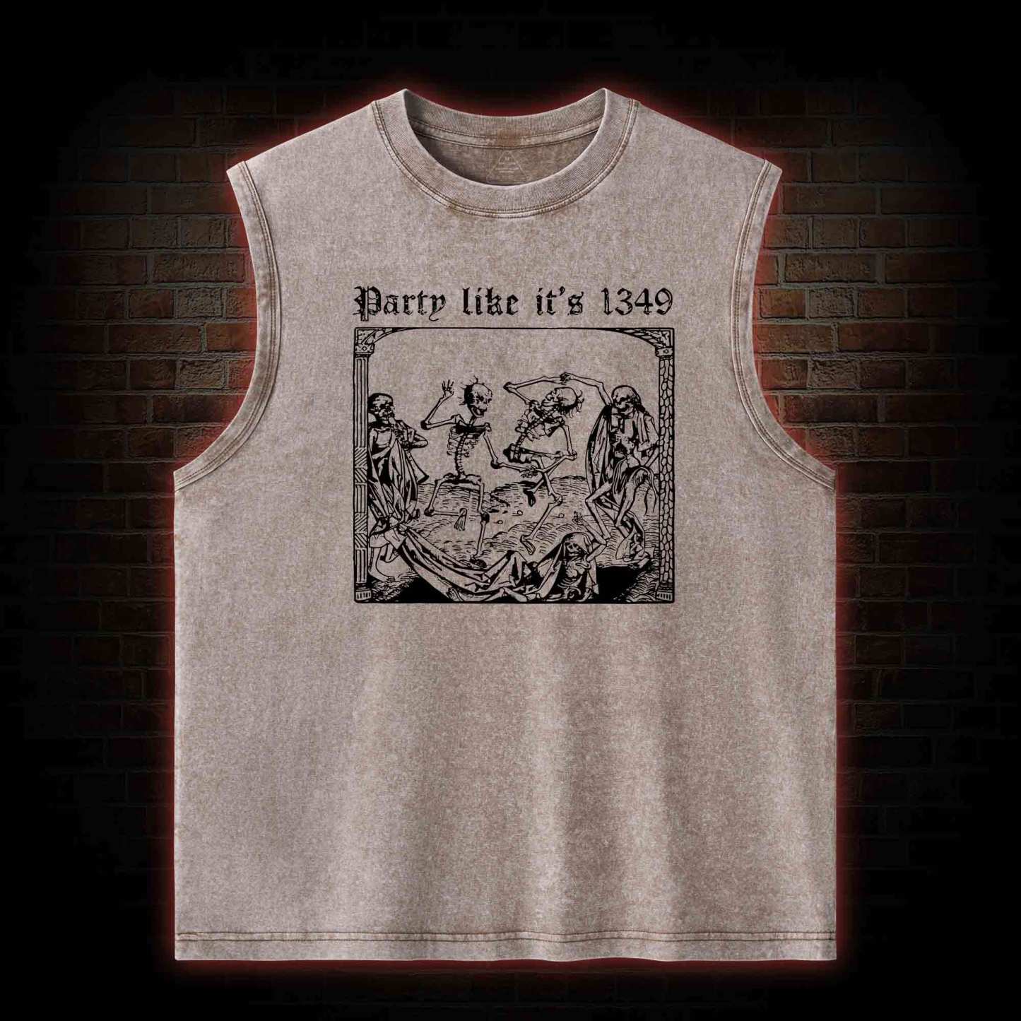 Party Like It's 1349 Washed Tank Top