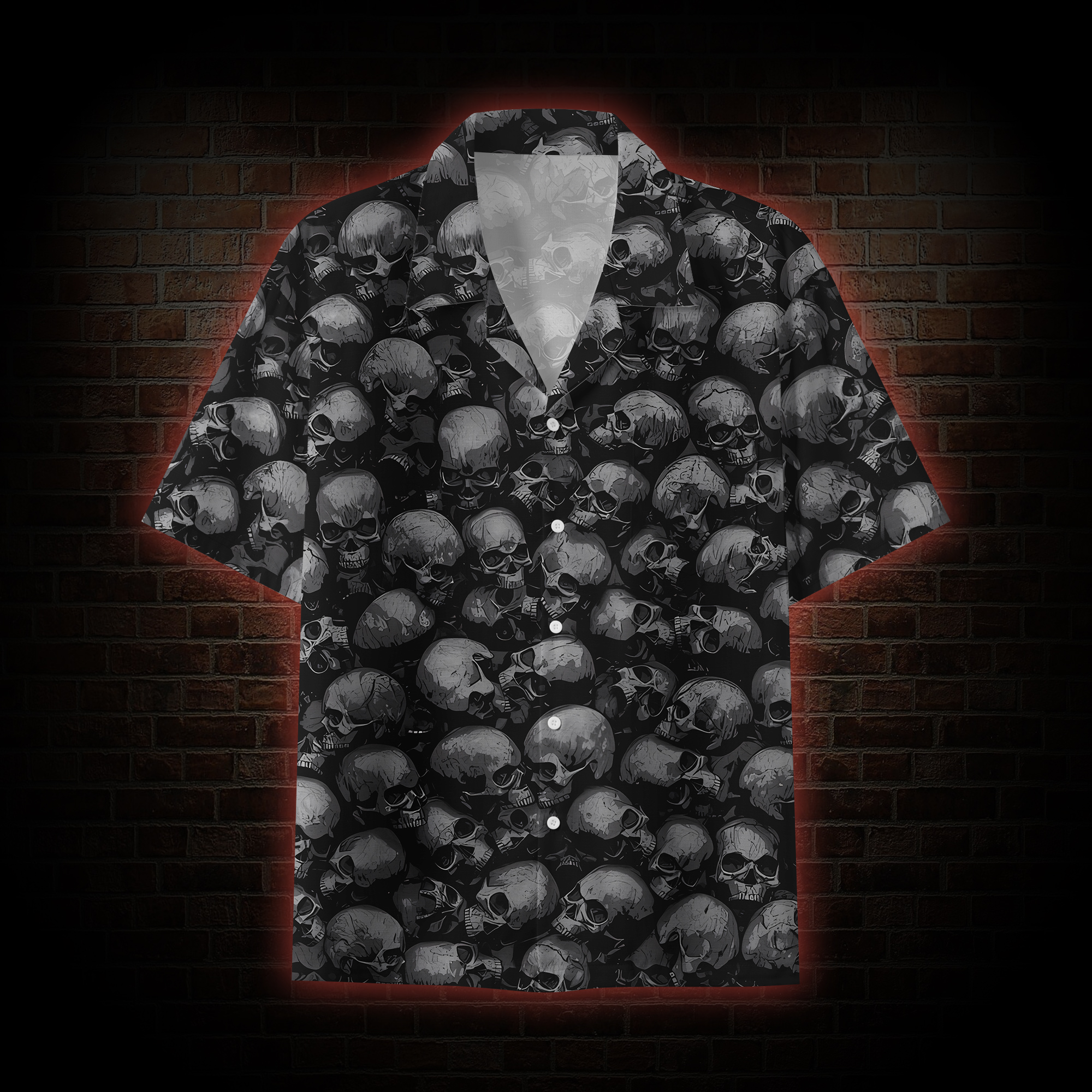 Skulls Button-up Shirt