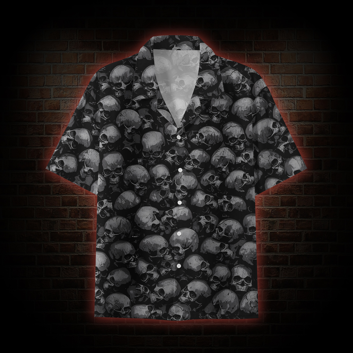 Skulls Button-up Shirt