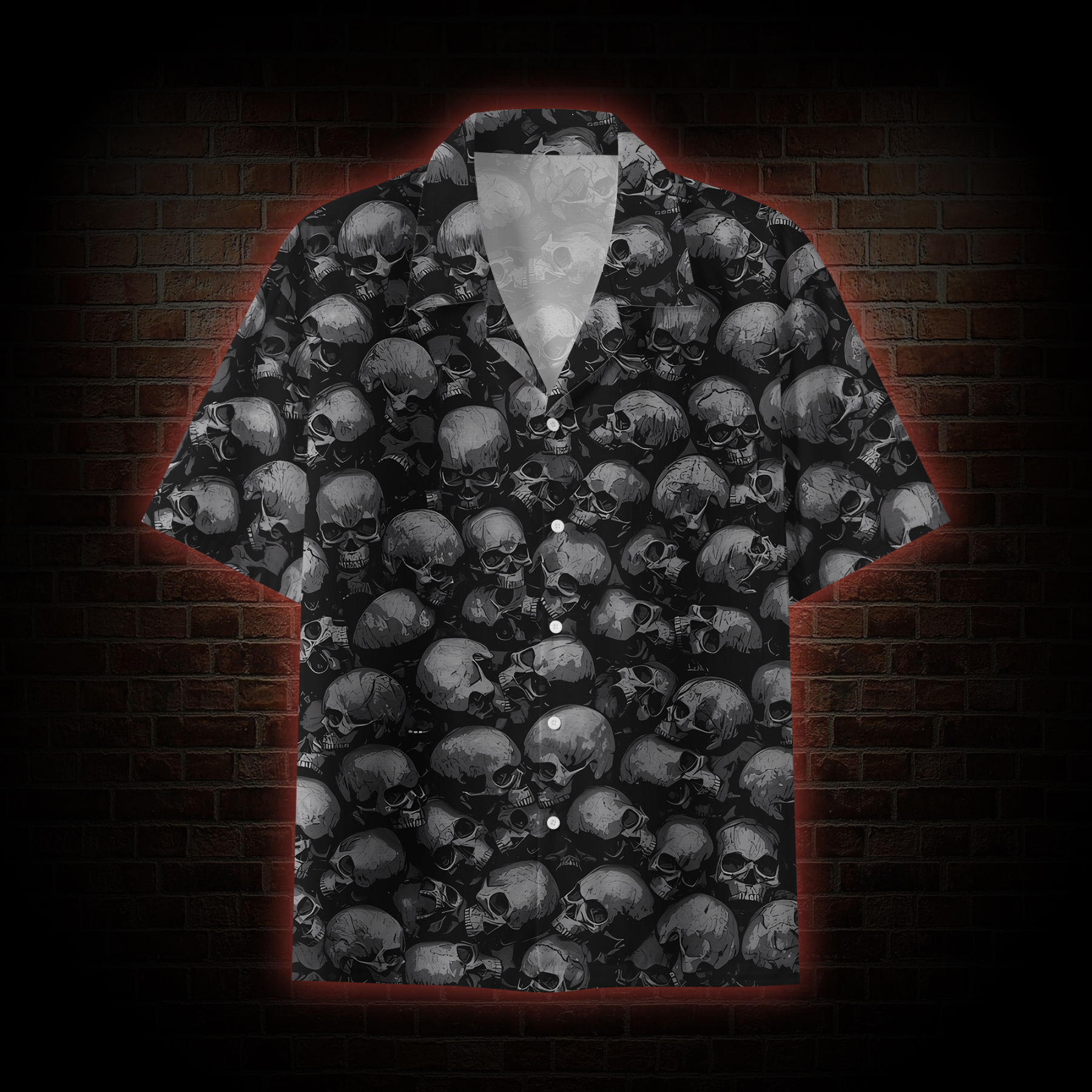 Skulls Button-up Shirt