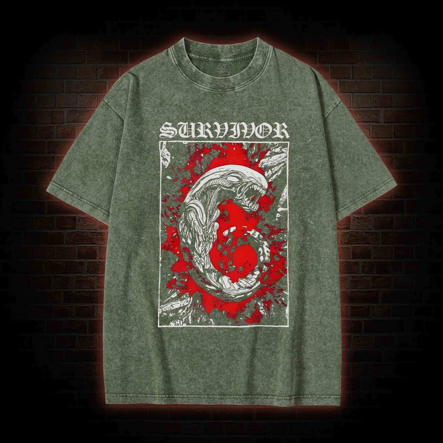 The Survivor Washed T-shirt