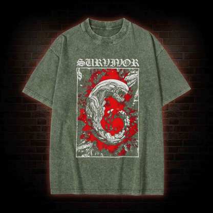 The Survivor Washed T-shirt