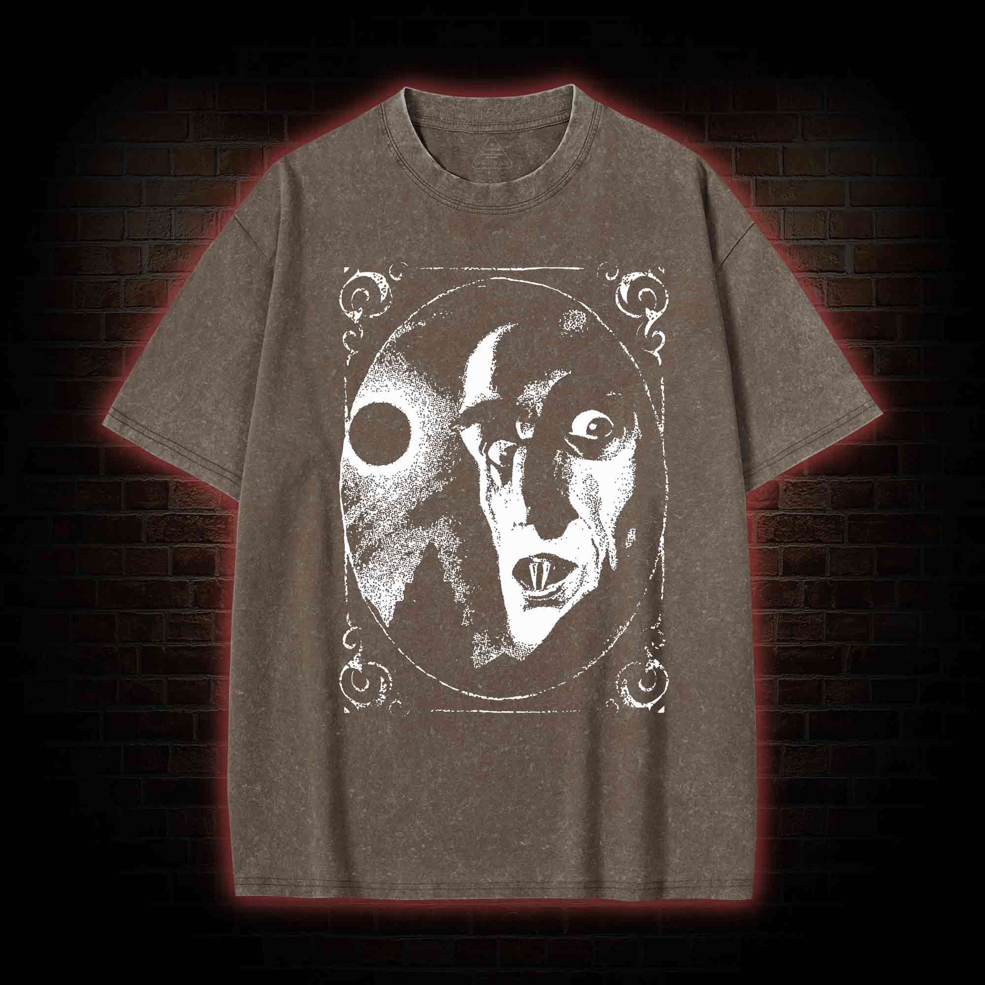 Retro Nosferatu Washed T-shirt