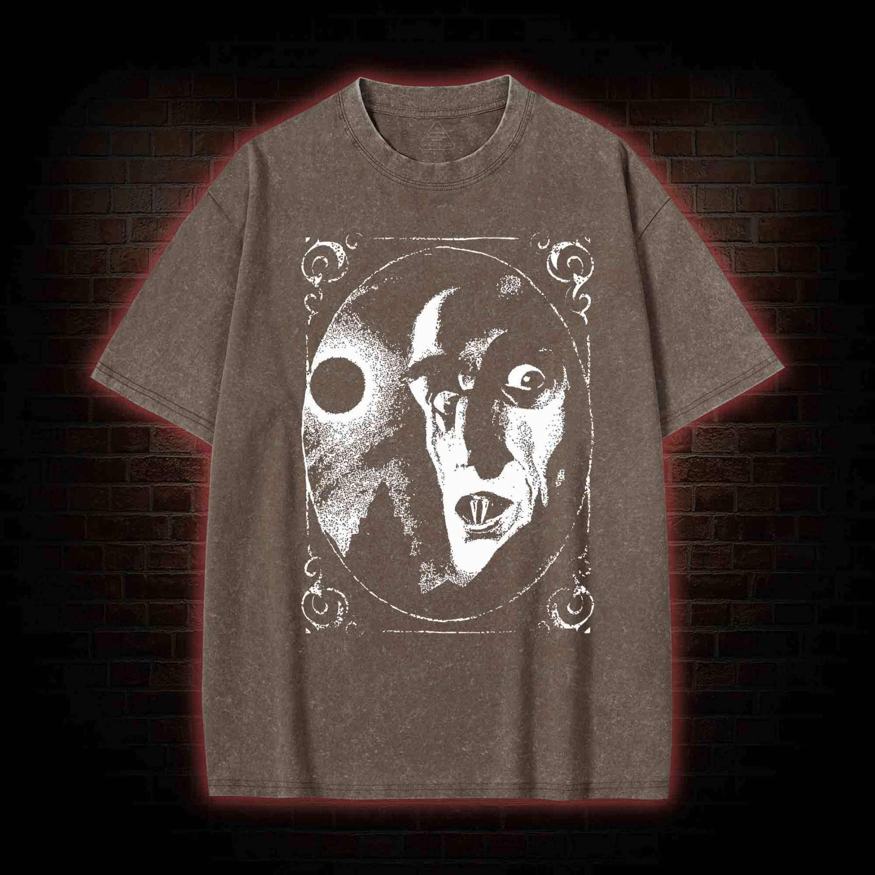 Retro Nosferatu Washed T-shirt