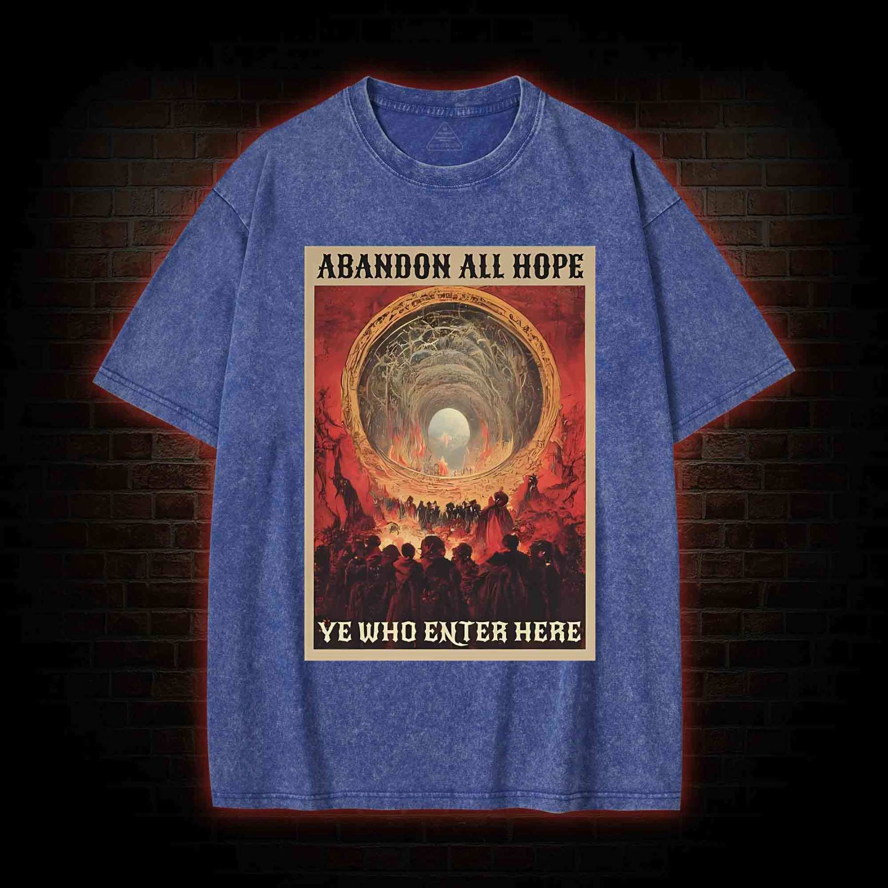 Abandon All Hope Washed T-shirt