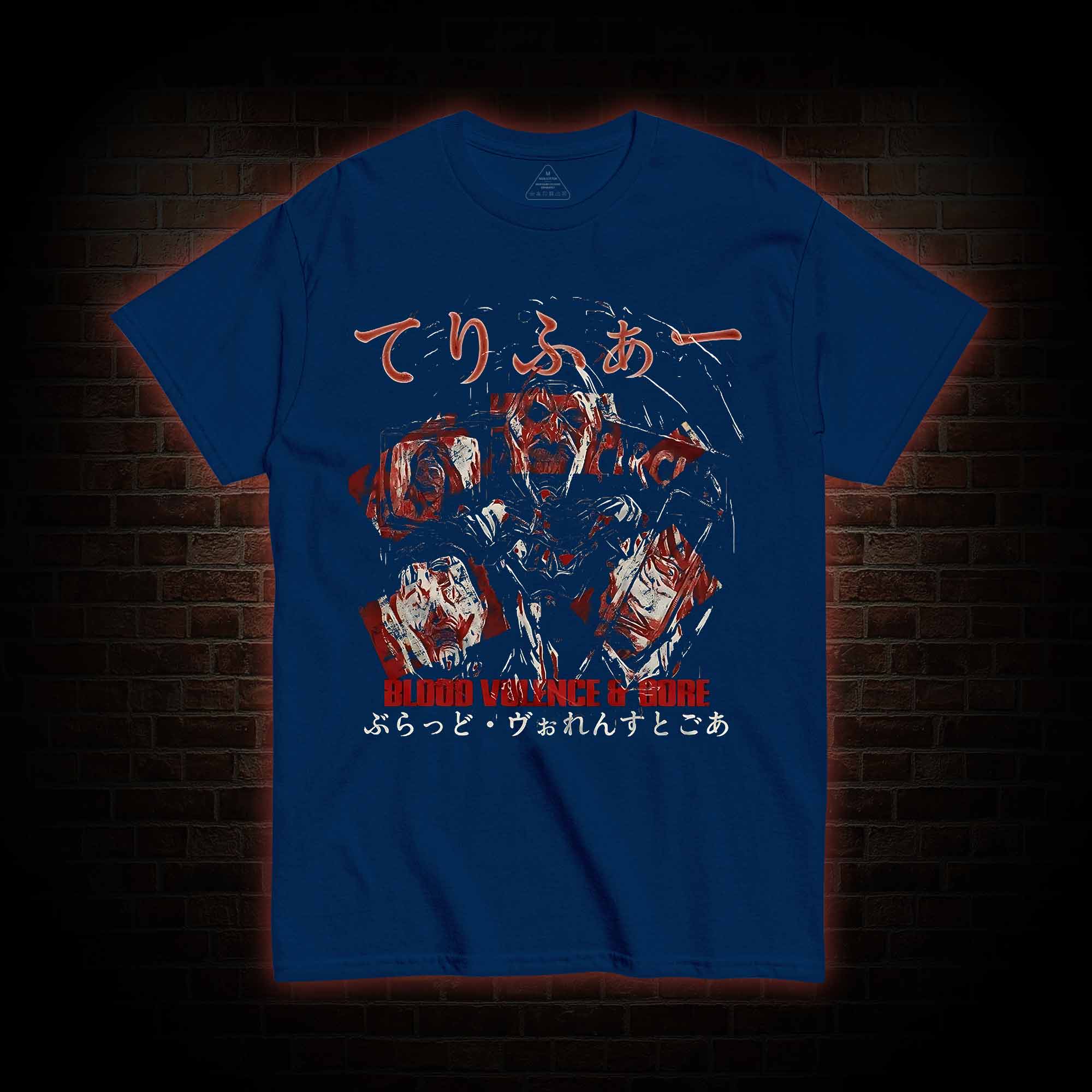 Blood Volence Crazy Clown Horror T-shirt 