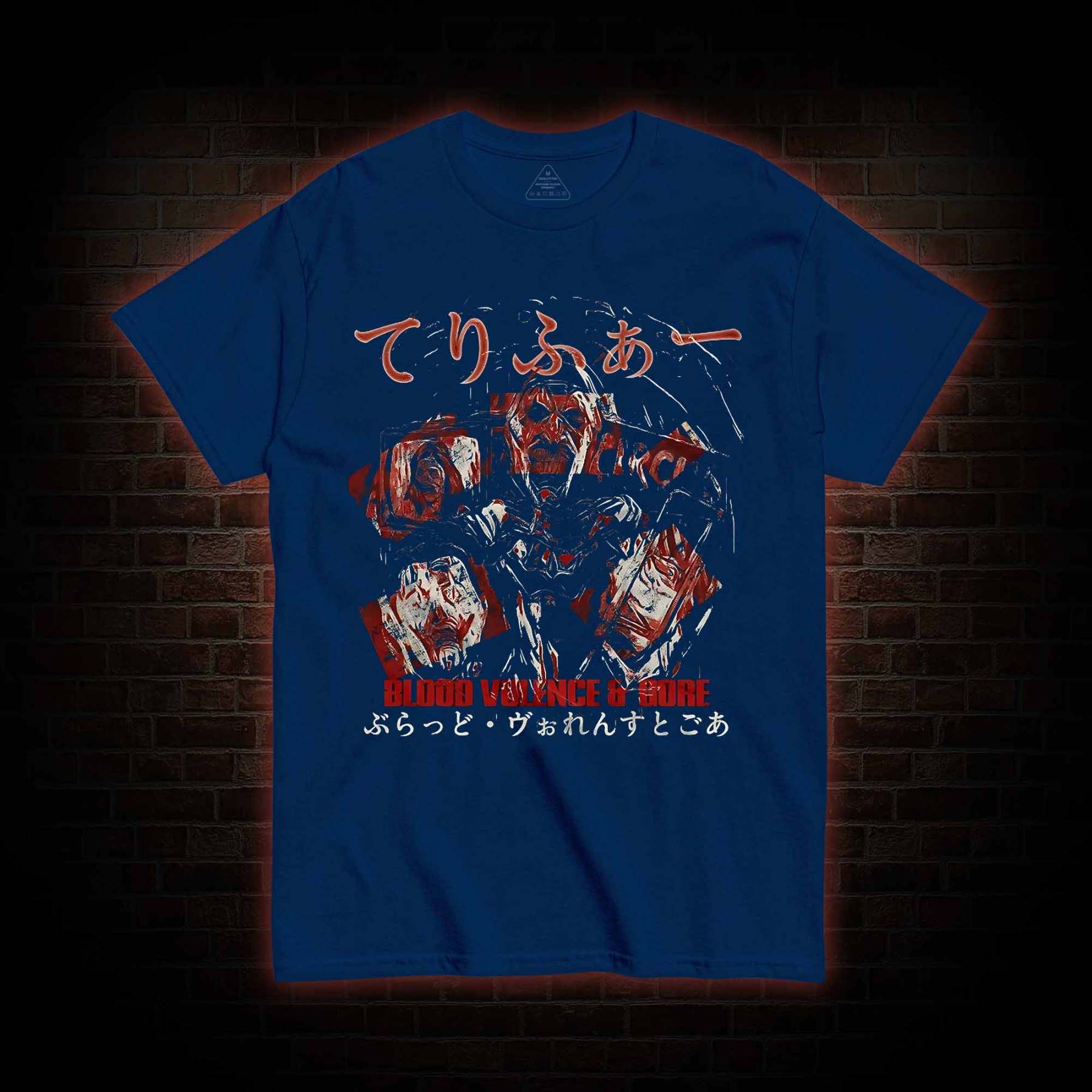 Blood Volence Crazy Clown Horror T-shirt 