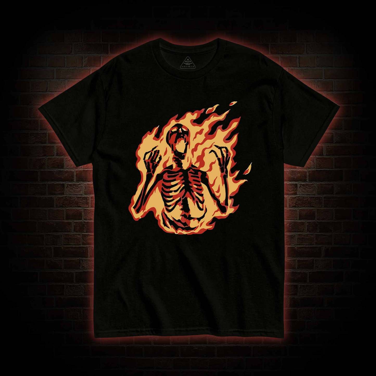 Burning Skeleton T-shirt