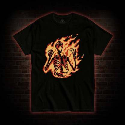 Burning Skeleton T-shirt