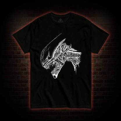 Aliens Head T-shirt 