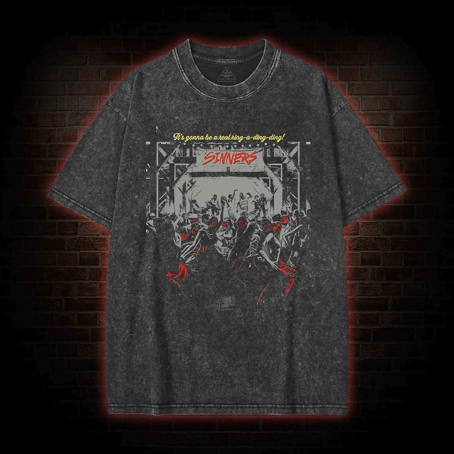 It's Gonna be Real Ring-a-ding-ding Washed T-shirt