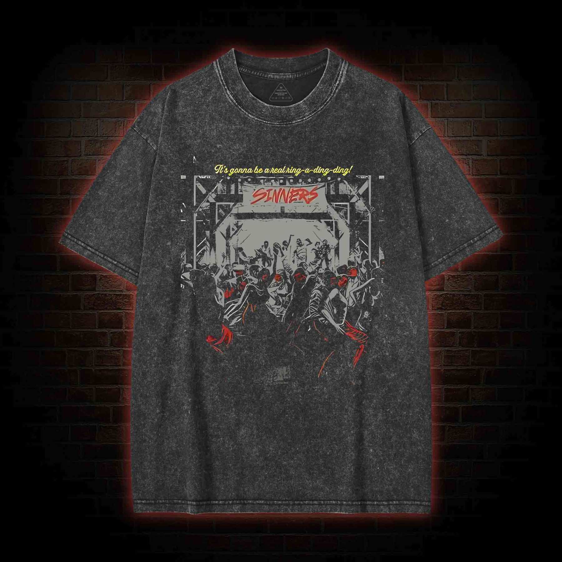 It's Gonna be Real Ring-a-ding-ding Washed T-shirt