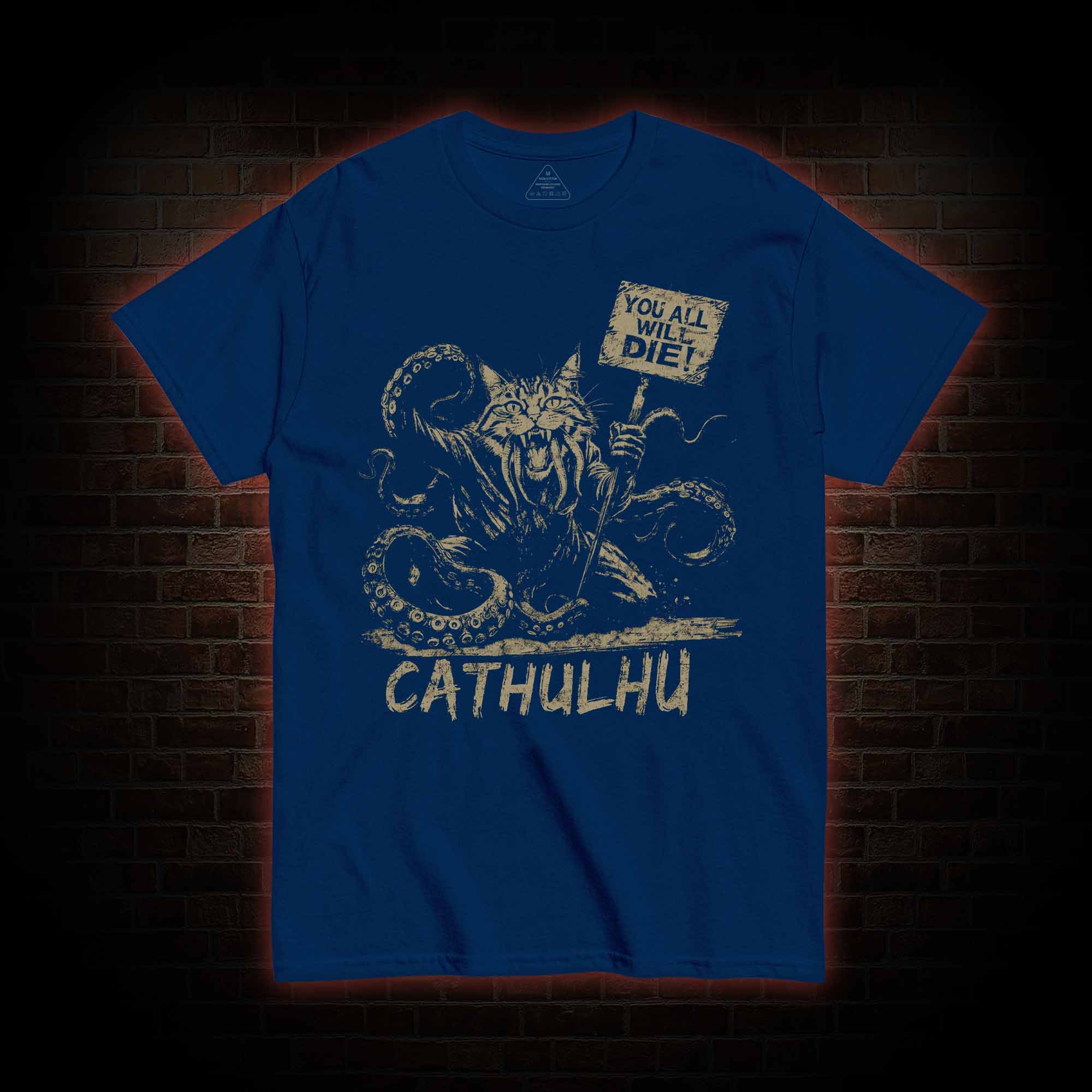 Cathulhu Retro T-shirt 
