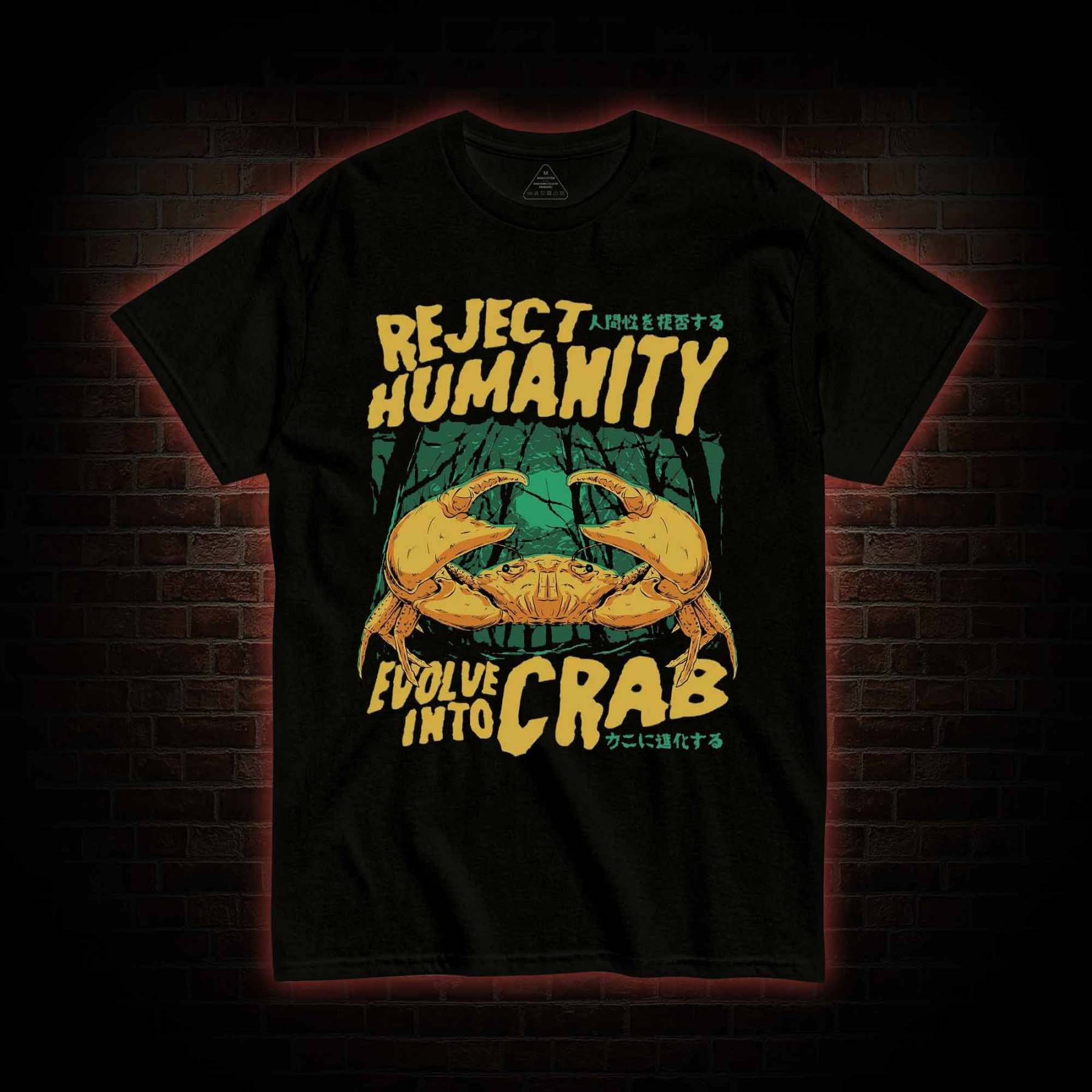 Reject Humanity Crab T-shirt