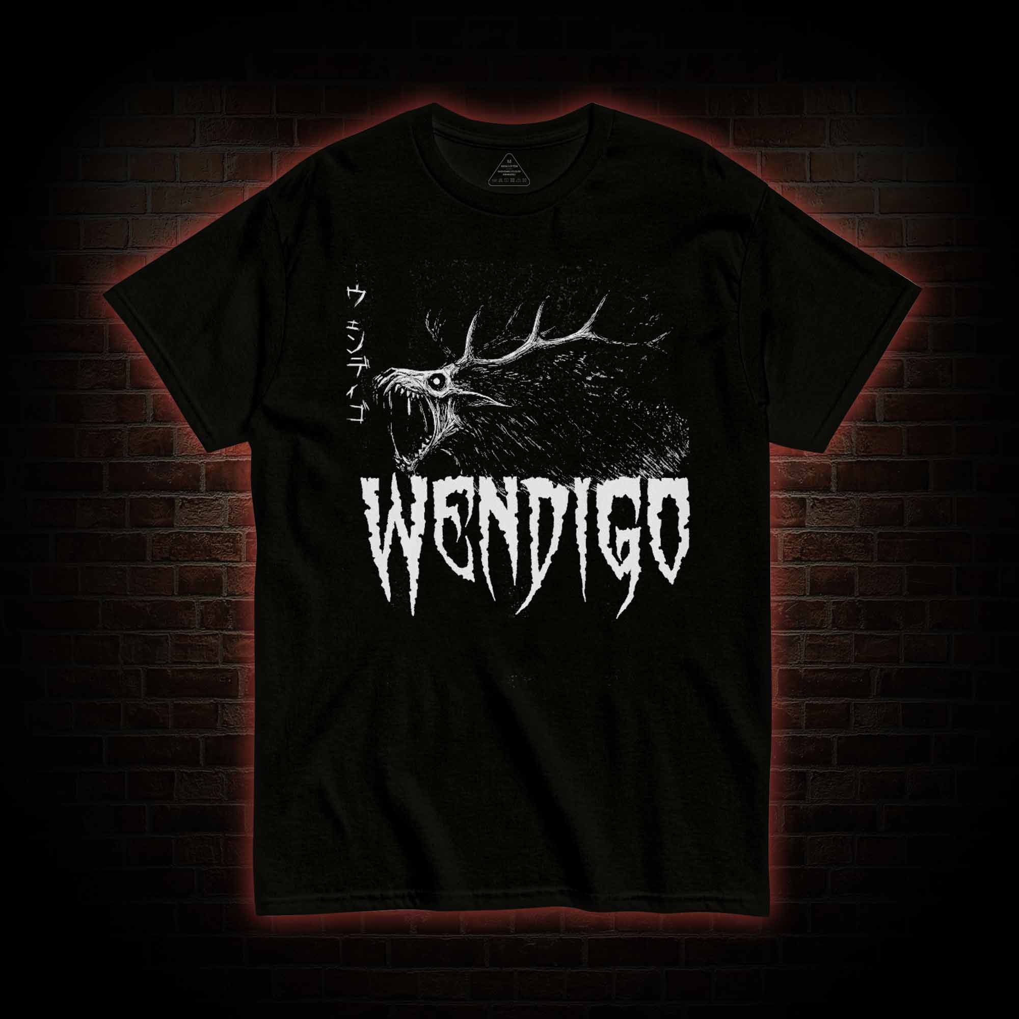 Wendigo Scary Monster T-shirt 