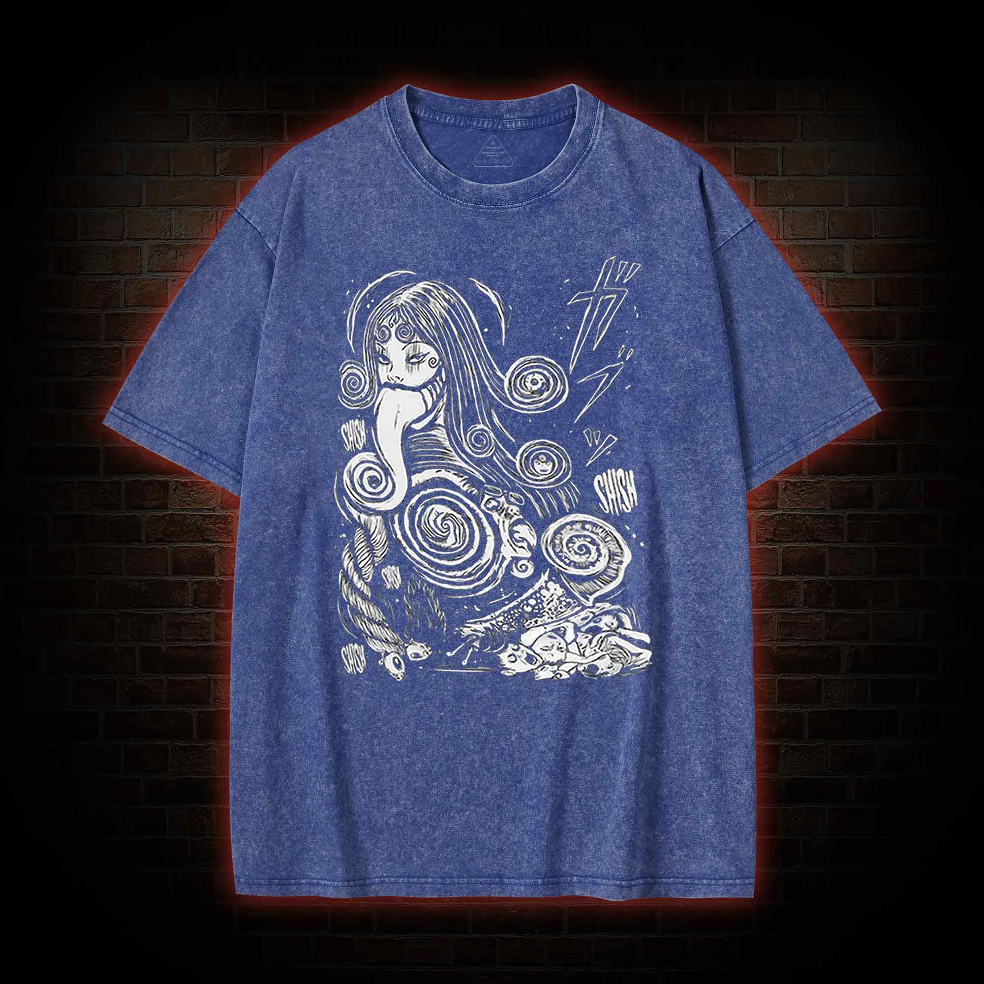 Spiral Girl Washed T-shirt