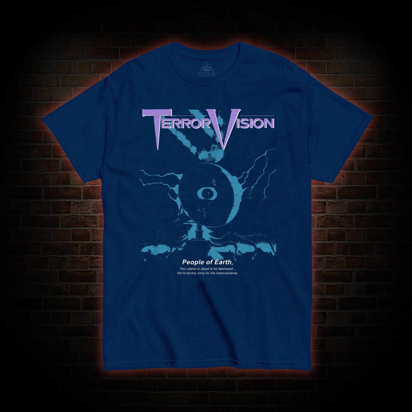 Satellite Dish Alien Terror T-shirt