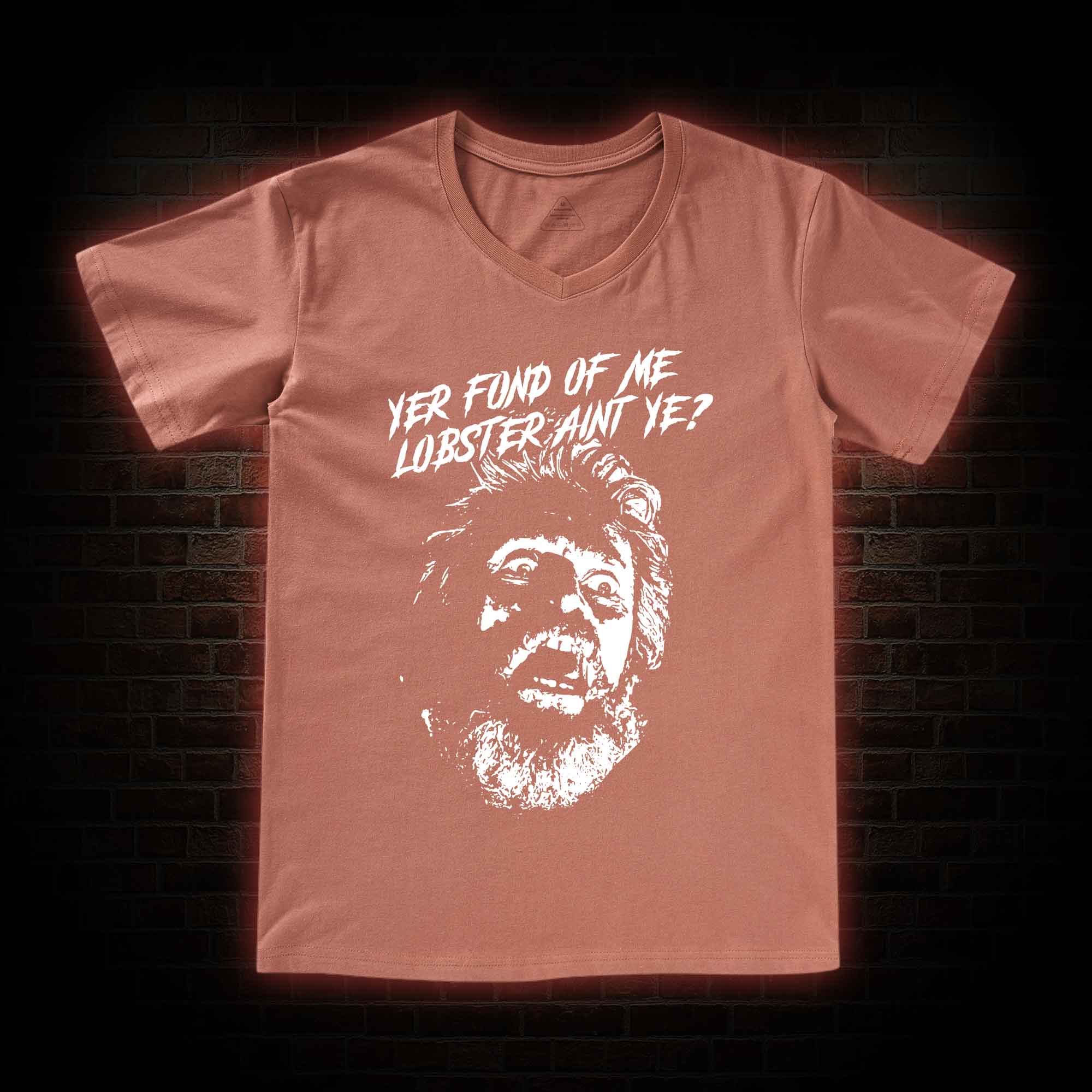 Yer Fond Of Me Lobster Ain’t Ye V-Neck Classic T-Shirt