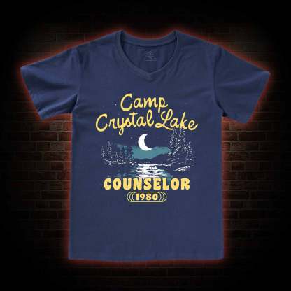 Camp Crystal Lake Counselor V-Neck Classic T-Shirt