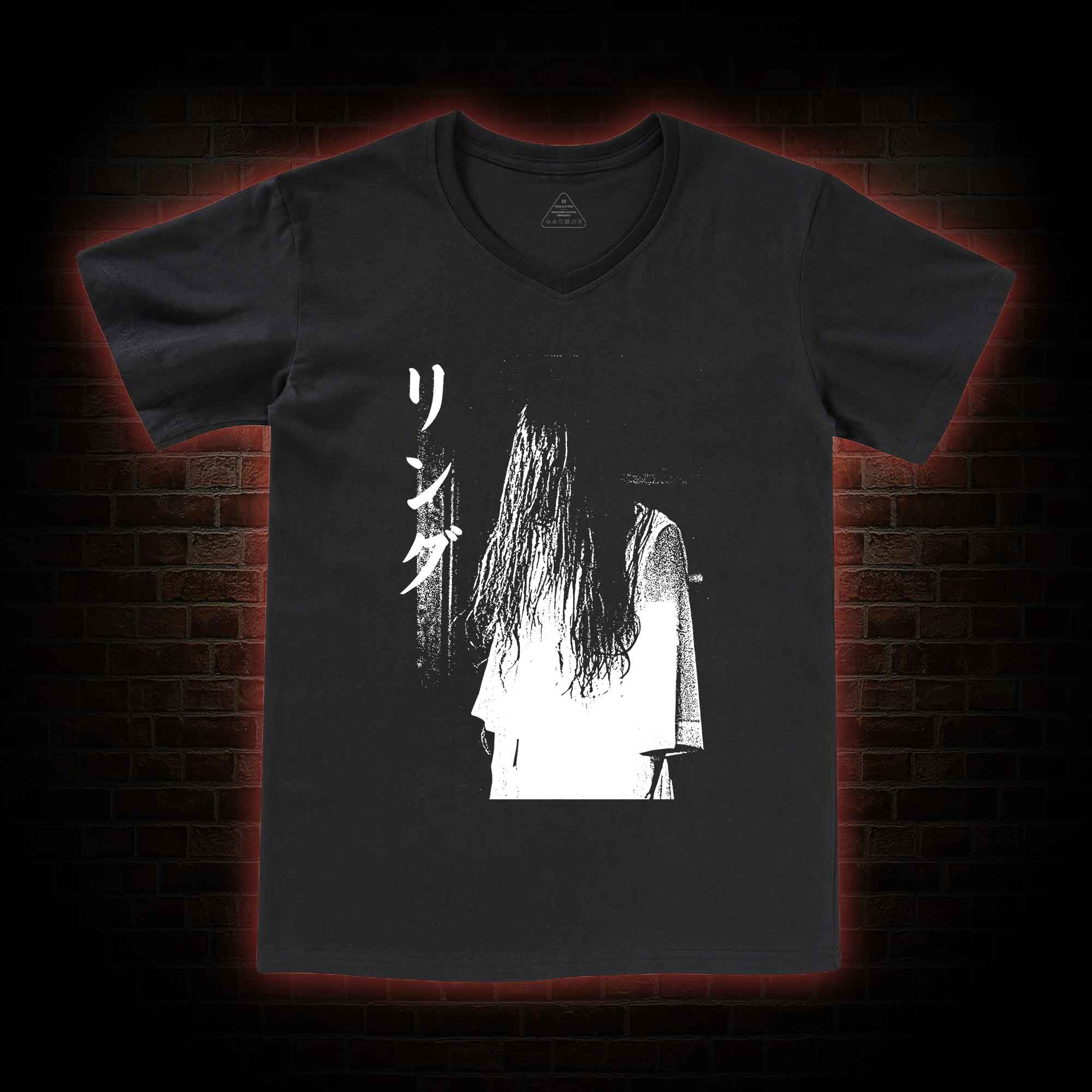 Vintage Ghost V-Neck Classic T-Shirt