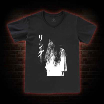 Vintage Ghost V-Neck Classic T-Shirt