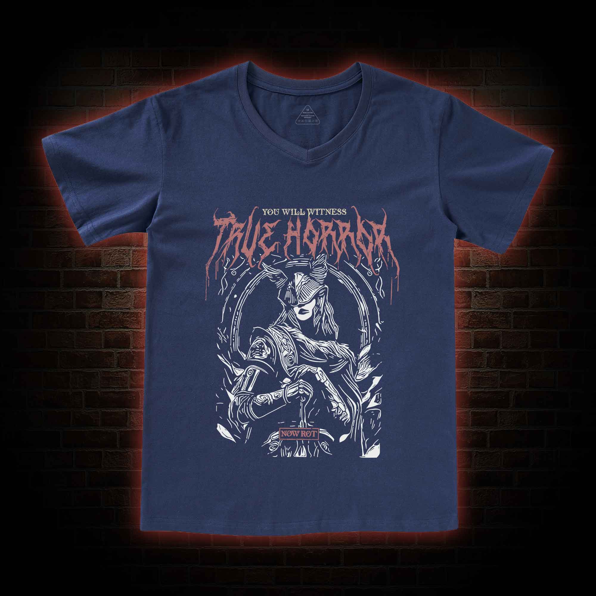 True Horror V-Neck Classic T-Shirt