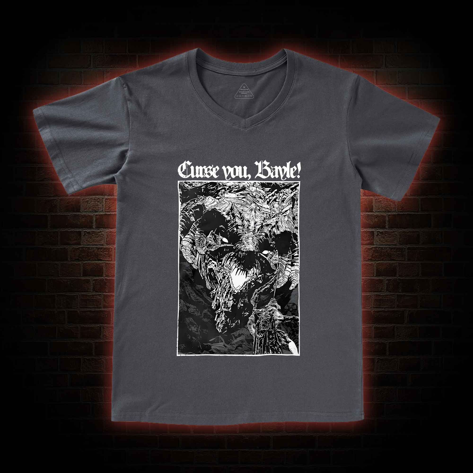 Curse You Bayle! V-Neck Classic T-Shirt