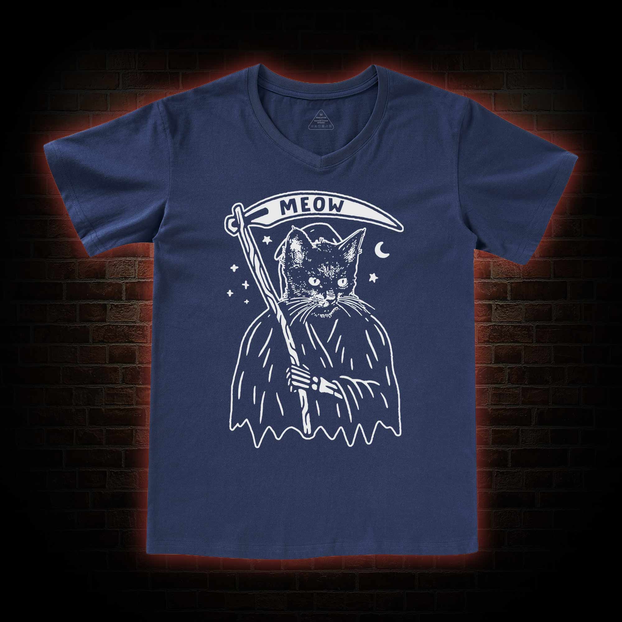 Death Meow V-Neck Classic T-Shirt