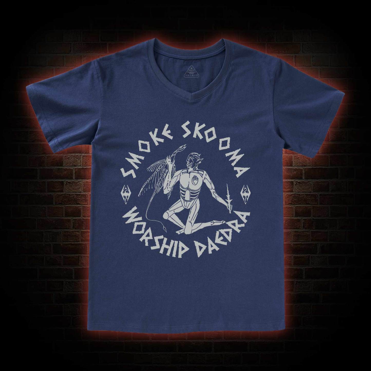 Smoke Skooma Worship Daedra V-Neck Classic T-Shirt