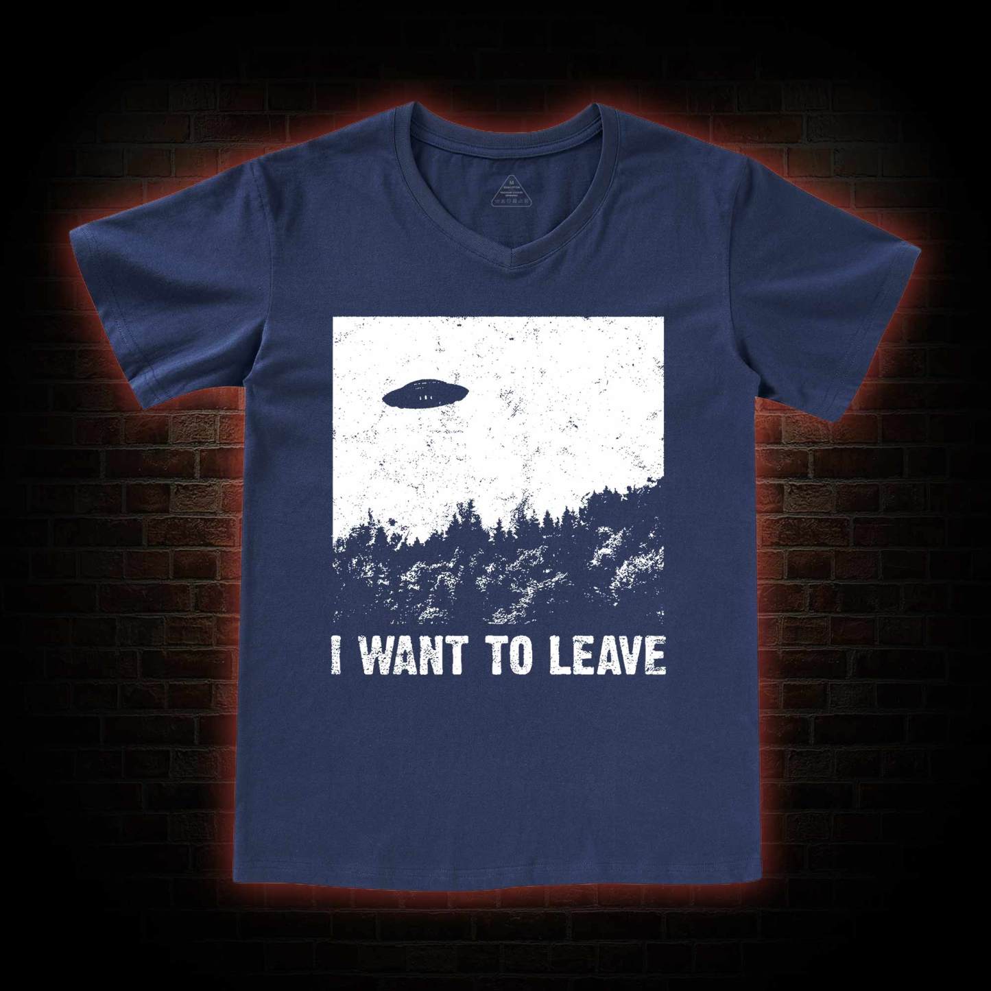 I Want To Leave  V-Neck Classic T-Shirt