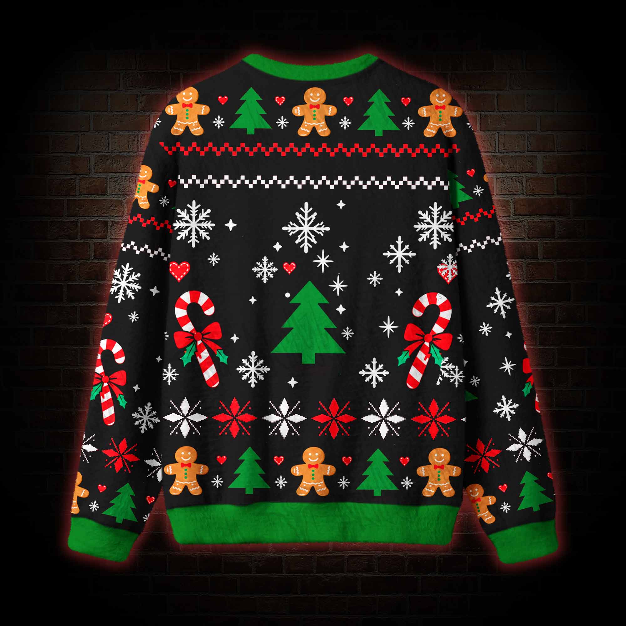 Gingerbread Man Merry Christmas Funny Matching Ugly Sweatshirts
