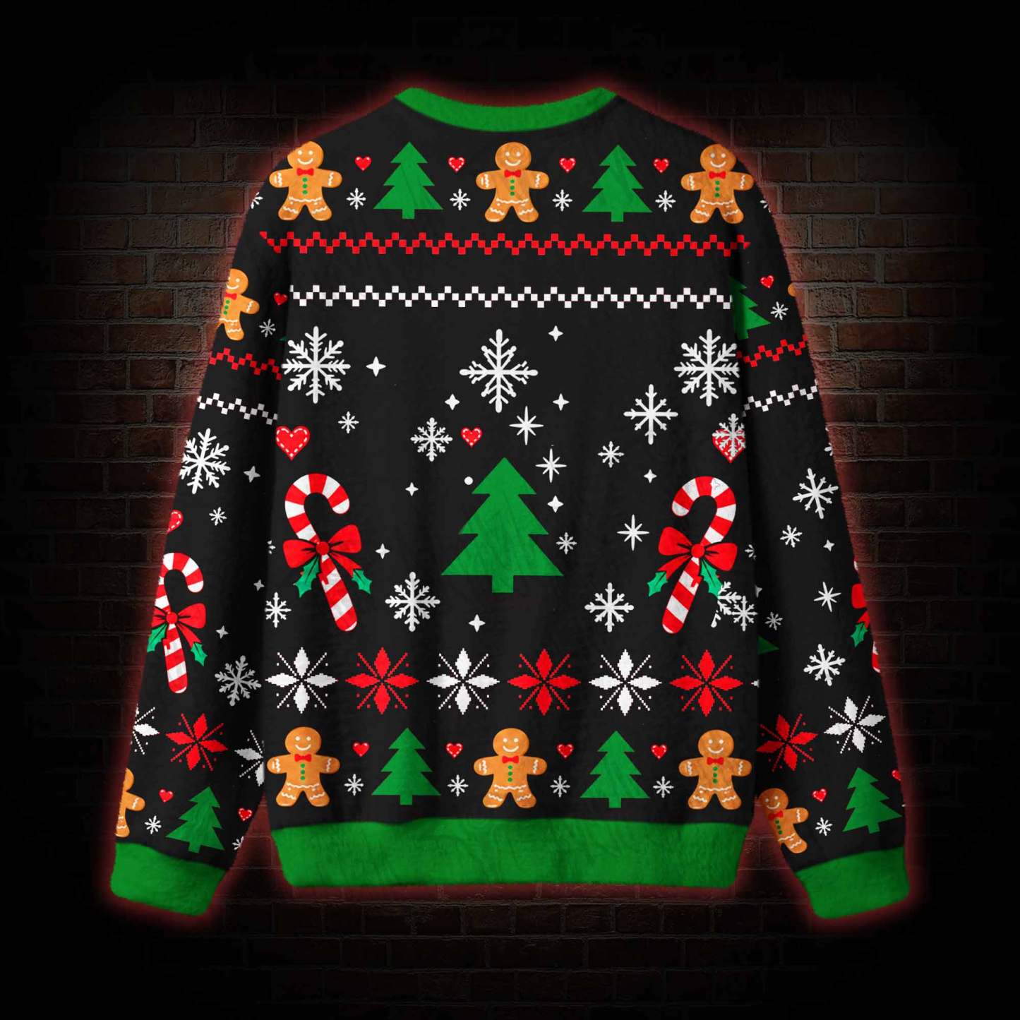 Gingerbread Man Merry Christmas Funny Matching Ugly Sweatshirts