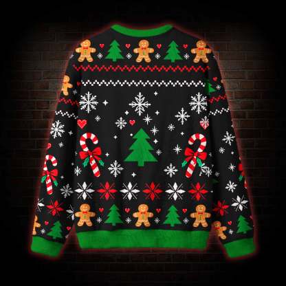 Gingerbread Man Merry Christmas Funny Matching Ugly Sweatshirts