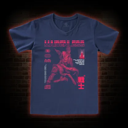 Maidenless Warrior V-Neck Classic T-Shirt