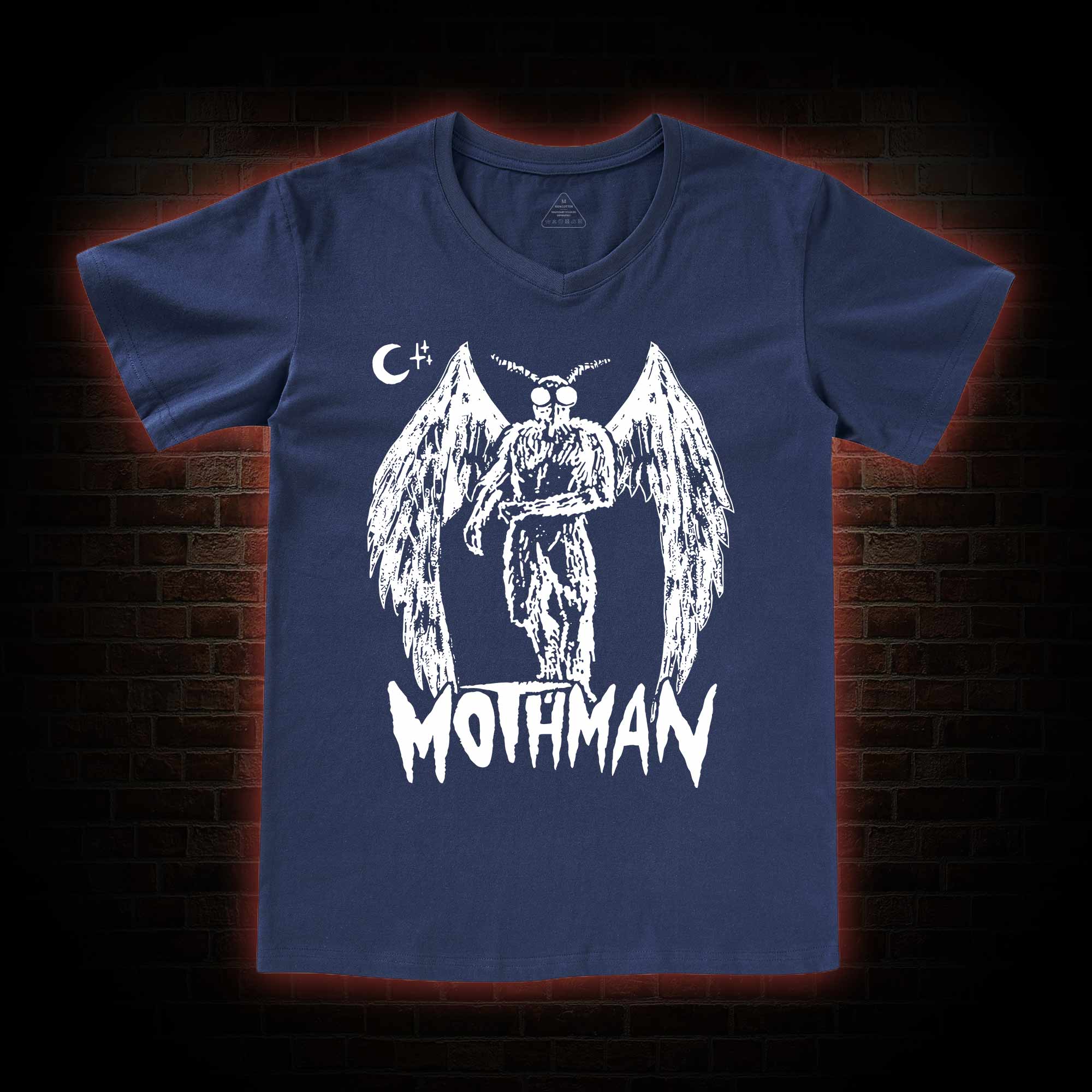 Mothman V-Neck Classic T-Shirt